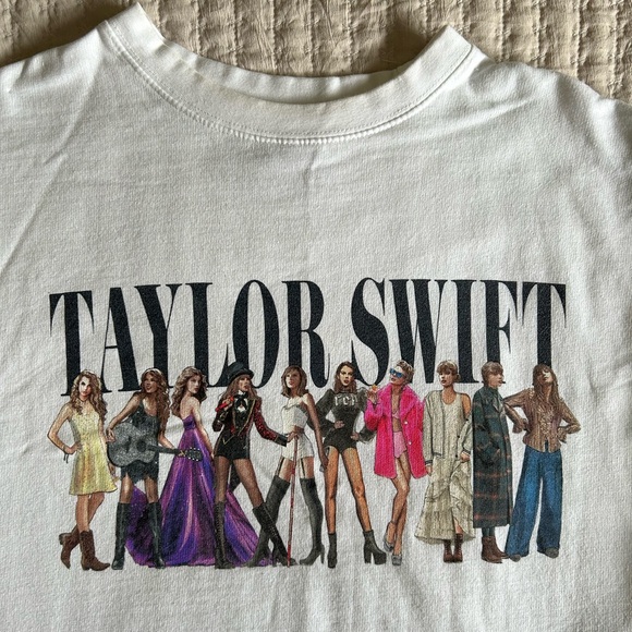 Taylor Swift Eras Crewneck (official merch, white) - Picture 3 of 4